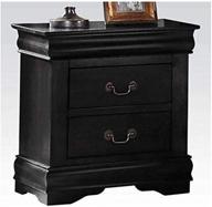 🌙 acme furniture louis philippe 23733 nightstand, black, size: one логотип