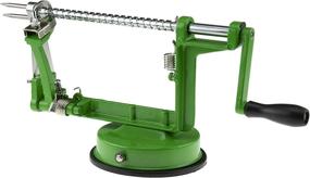 img 3 attached to 🍎 Clever Chef Professional Heavy Duty Apple Peeler with Suction Base - Premium Stainless Steel Corer, Slicer, and Veggie Cutter