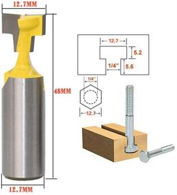 img 3 attached to Woodworking Keyhole T-Slot Router Cutter