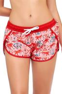 🩱 axesea drawstring swimwear boardshorts: stretchy women's clothing for ultimate comfort and style logo