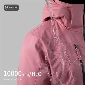 img 3 attached to MIRACOL Waterproof Mountain Windproof Detachable Outdoor Recreation for Outdoor Clothing