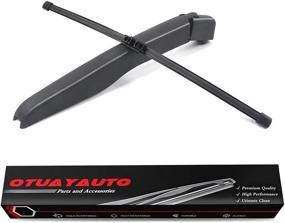 img 4 attached to 🚘 OTUAYAUTO BB5Z17526-C: Ford Escape 2013-2016 Rear Windshield Wiper Arm Blade Set - OEM Replacement