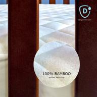 bamboo waterproof crib mattress hypoallergenic logo