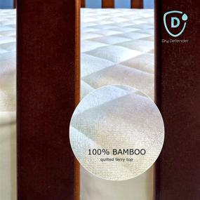 img 4 attached to Bamboo Waterproof Crib Mattress Hypoallergenic