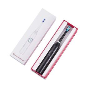 img 1 attached to 🦷 Waterproof Sonic Electric Toothbrush for Kids and Adults - Automatic Timer, Precision Clean Brush Head, Electric Toothbrush Holder - Black