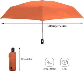 img 1 attached to ☂️ Compact Windproof Folding Umbrella - Mini Size Umbrellas