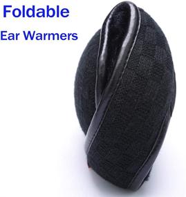 img 3 attached to 🧥 Men's Outdoor Accessories Foldable Fleece Earmuffs – Warmers for Cozy Comfort