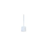 carlisle 36719700 toilet bowl brush with hideaway holder, 16-inch, 14.5-inch height, 3-inch width, white polypropylene logo