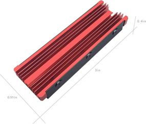 img 3 attached to 🌡️ Aluminum Heatsink Cooler with Silicone Thermal for Efficient Heat Dissipation