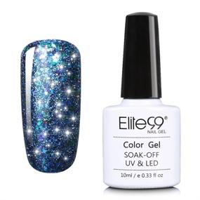 img 4 attached to 💅 Elite99 UV LED Soak Off Starry Glitter Gel Nail Polish 10ml 6622 - Nail Art Decoration