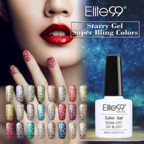 img 1 attached to 💅 Elite99 UV LED Soak Off Starry Glitter Gel Nail Polish 10ml 6622 - Nail Art Decoration