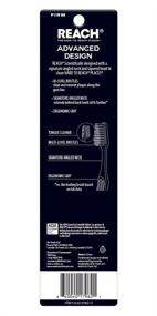 img 2 attached to 🦷 REACH Advanced Design Toothbrushes, Firm, 2-Count - Choose your Vibrant Color!