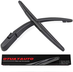 img 4 attached to 🚗 OTUAYAUTO 5140654AA Rear Windshield Wiper Arm Blade Set - Dodge Magnum Nitro 2005-2009 Replacement Kit