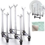 🧺 marbrasse retractable cup drying rack: efficient stand for glassware, sports bottles, plastic bags, and mugs on kitchen countertop logo