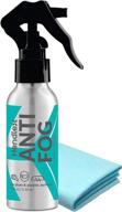 🔍 hendlex anti fog spray - multi purpose & long lasting 3.38" for goggles, car windshield treatment, and bathroom mirror logo