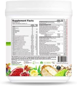 img 2 attached to 🌱 UB Super Vanilla Plant-Based Protein Superfood Shake - Vegan, Gluten Free, Non GMO, No Added Sugar - Nutrient Rich Meal Replacement and Dietary Supplement