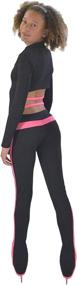 img 1 attached to ColorFlow Skating One Piece FlowSuit Girls Sports & Fitness for Other Sports