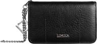 👜 lencca kymira leather smartphone handbags & wallets: stylish and versatile accessories for tech-savvy women logo