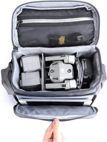 img 2 attached to 🛡️ Waterproof Carrying Case with Shock Screen Protector for DJI Mavic Mini/Mini 2/Mini SE/Air 2/Air 2S/Mavic 2 Pro/Zoom Smart Controller - DJI Genuine Smart Controller Shoulder Bag