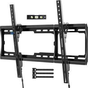 img 4 attached to 📺 Pipishell Tilt TV Wall Mount Bracket – Low Profile for 26-75 Inch TVs, Fits 16-24 Inch Wood Studs, VESA 600x400mm, Holds up to 132lbs