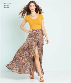 img 2 attached to New Look Patterns Misses' Easy Wrap Skirts in Four Lengths - Size A (6-18) - Style 6456