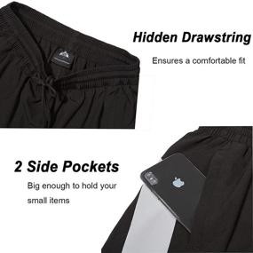 img 2 attached to CICVSOC Pockets Athletic Workout Running Men's Clothing in Active