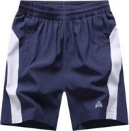 cicvsoc pockets athletic workout running men's clothing in active logo