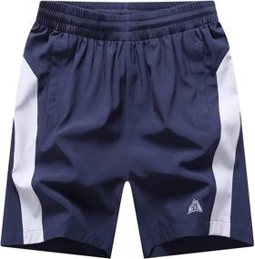 img 4 attached to CICVSOC Pockets Athletic Workout Running Men's Clothing in Active