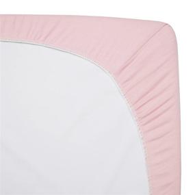 img 1 attached to 👶 American Baby Company Cradle/Bassinet Sheet - 100% Natural Cotton, Pink, Soft & Breathable for Girls (Pack of 2)