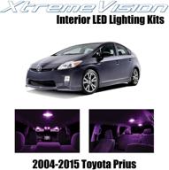 xtremevision interior led for toyota prius 2004-2015 (8 pieces) pink interior led kit installation tool logo
