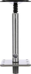 img 3 attached to 🪑 Attwood 97749-7 Swivl-Eze Lock’N-Pin ¾-Inch Pedestal Package: Brushed Aluminum Finish, 11 Inches Tall with 7-Inch x 7-Inch Base Plate