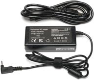 💡 high performance 65w ac adapter laptop charger for acer chromebook r11 and 13-15 series c720 c740 c731 cb3-532 cb3-431 cb5-132t cb3-111 cb3-431 cb3-131 - reliable power with a13-045n2a pa-1450-26 power cord logo