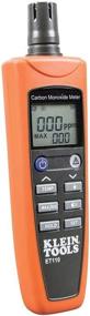 img 4 attached to Klein Tools ET110 CO Meter: Carbon Monoxide Tester, Detector & Exposure Limit Alarm - Includes 4 x AAA Batteries & Carry Pouch