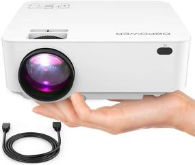 img 4 attached to 📽️ DBPOWER L12 Mini Projector, 3000L LED Movie Projector with HDMI Cable, Supports 1080P/USB/VGA/AV/TV/Laptop/Phone, Ideal for Home Theater Video