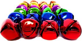 img 2 attached to 🔔 Vibrant Jingle Bells: 24 Piece Pack in Multicolored Delight