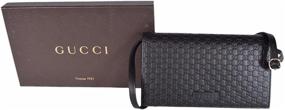 img 3 attached to Gucci Womens Leather Guccissima Crossbody