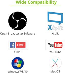 img 1 attached to LiNKFOR HDMI видеозахват USB 3.0: Игровой рекордер и устройство для прямого эфира | Захват 4K 1080P | Вход для микрофона | Совместим с Windows Mac OS