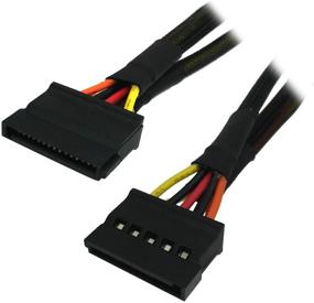 img 3 attached to 💡 COMeap SATA 15 Pin x2 в Мини 6 Pin ATX кабель питания для жесткого диска Dell Inspiron 3653 3650 - 13 дюймов (33 см)