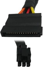 img 1 attached to 💡 COMeap SATA 15 Pin x2 в Мини 6 Pin ATX кабель питания для жесткого диска Dell Inspiron 3653 3650 - 13 дюймов (33 см)