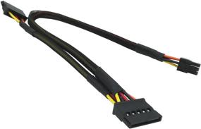 img 4 attached to 💡 COMeap SATA 15 Pin x2 в Мини 6 Pin ATX кабель питания для жесткого диска Dell Inspiron 3653 3650 - 13 дюймов (33 см)