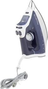 img 2 attached to 🔥 Rowenta DW8080 Professional Micro Steam Iron with Stainless Steel Soleplate, Auto-Off, 1700-Watt, 400-Hole, Blue - Enhanced for SEO