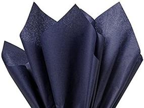 img 1 attached to 🎁 Navy Blue Gift Wrap Tissue Paper XL: 20x30 Inch, 48 Sheets