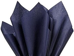 img 2 attached to 🎁 Navy Blue Gift Wrap Tissue Paper XL: 20x30 Inch, 48 Sheets