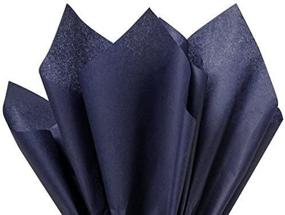 img 3 attached to 🎁 Navy Blue Gift Wrap Tissue Paper XL: 20x30 Inch, 48 Sheets