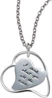 💕 thoughtful gesture: bb becker thinking of you necklace - show your love & appreciation to your girlfriend/wife with this stunning sterling silver jewelry logo