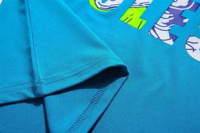 img 2 attached to Ovovod Dinosaur Shirts Drying Breathable Boys' Clothing ~ Tops, Tees & Shirts