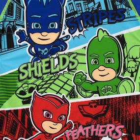 img 2 attached to 🏊 Прекрасный купальный комплект для мальчиков PJ Masks: идеально для веселья в бассейне!