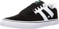 emerica mens skate black yellow men's shoes for athletic logo