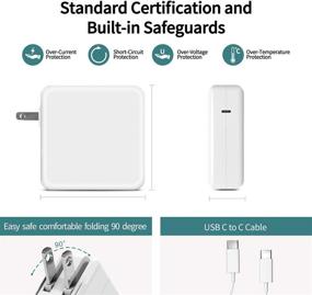 img 1 attached to 🔌 61W USB C Power Adapter Replacement for Mac Book Pro (13” After 2016) & Mac Book Air 2018 - Compatible with Samsung, Nintendo Switch, Lenovo, ASUS, Dell USB-C Port