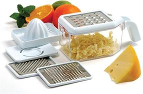 img 1 attached to Versatile Norpro Multi Grater with Built-in Juicer - All-in-One Kitchen Essential for Effortless Grating and Juicing